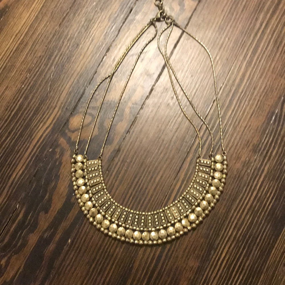 Lucky Brand Reversible Collar Gold Necklace